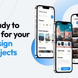 Flight Booking App UI Kit - Figma Source File #8847