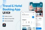 Flight Booking App UI Kit - Figma Source File #8847