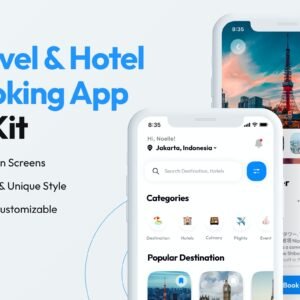 Flight Booking App UI Kit - Figma Source File #8847