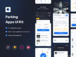 In-Vehicle HMI Dashboard UI Kit - Figma Sketch XD Source File #9080