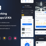 In-Vehicle HMI Dashboard UI Kit - Figma Sketch XD Source File #9080