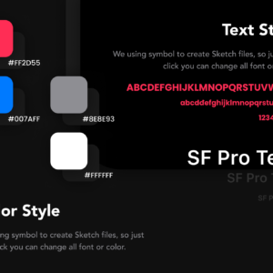Music Streaming App UI Kit - Sketch Source File #8943
