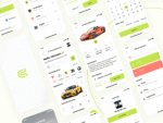 Vehicle Service App UI Kit - Figma Source File #9072