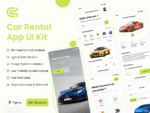 Vehicle Service App UI Kit - Figma Source File #9072