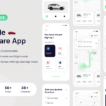 Connected Car App UI Kit - Figma Source File #9067