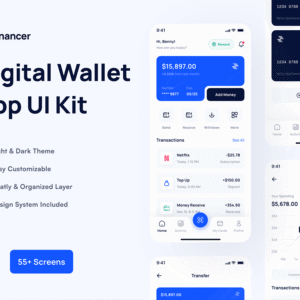 Financial Analytics App UI Kit - Figma Source File #8790