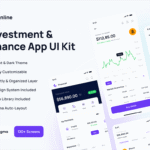 Online Banking App UI Kit - Figma Source File #8785
