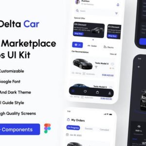 Parking Assistant App UI Kit - Figma Source File #9060