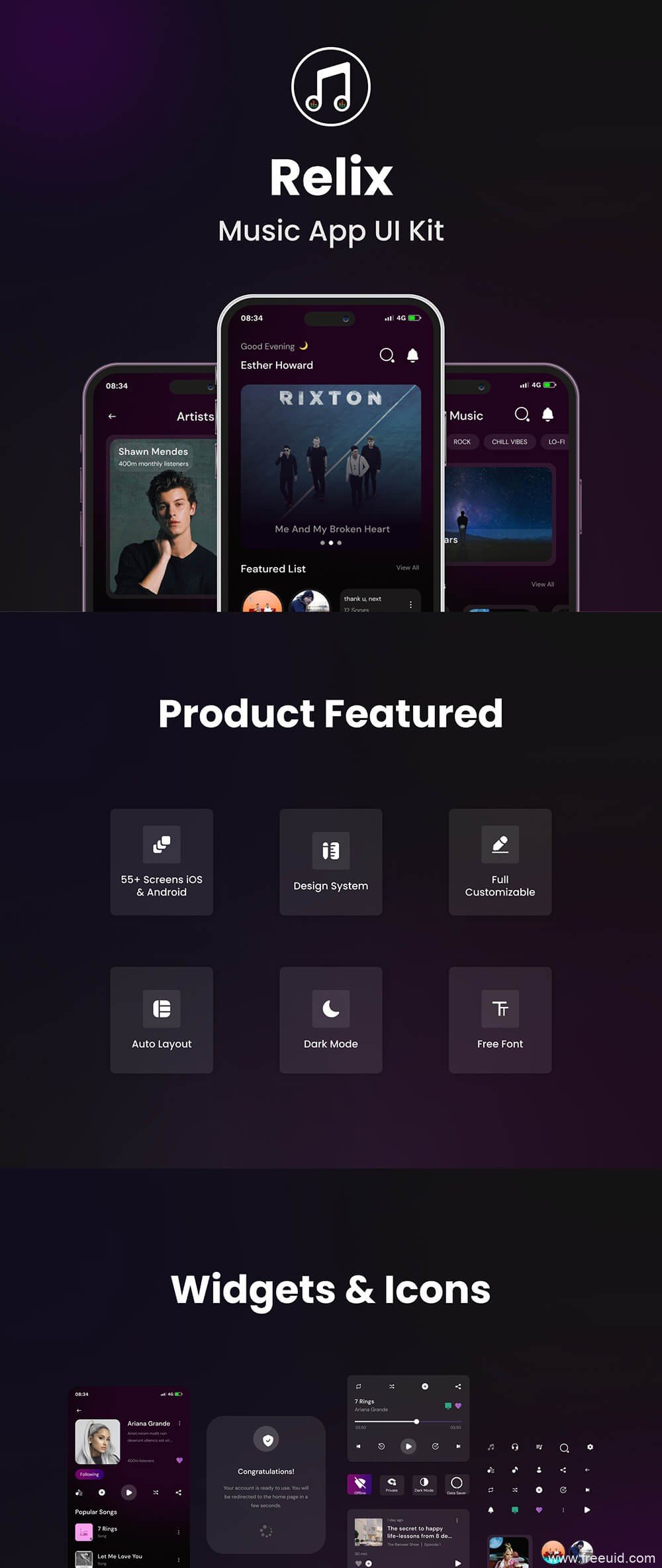 Playlist Manager UI Kit - Figma Source File #8936