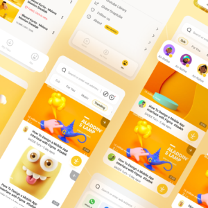 Karaoke App UI Kit - Figma Sketch XD Source File #8930