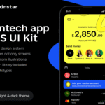 Fintech Payment App UI Kit - Figma Source File #8763
