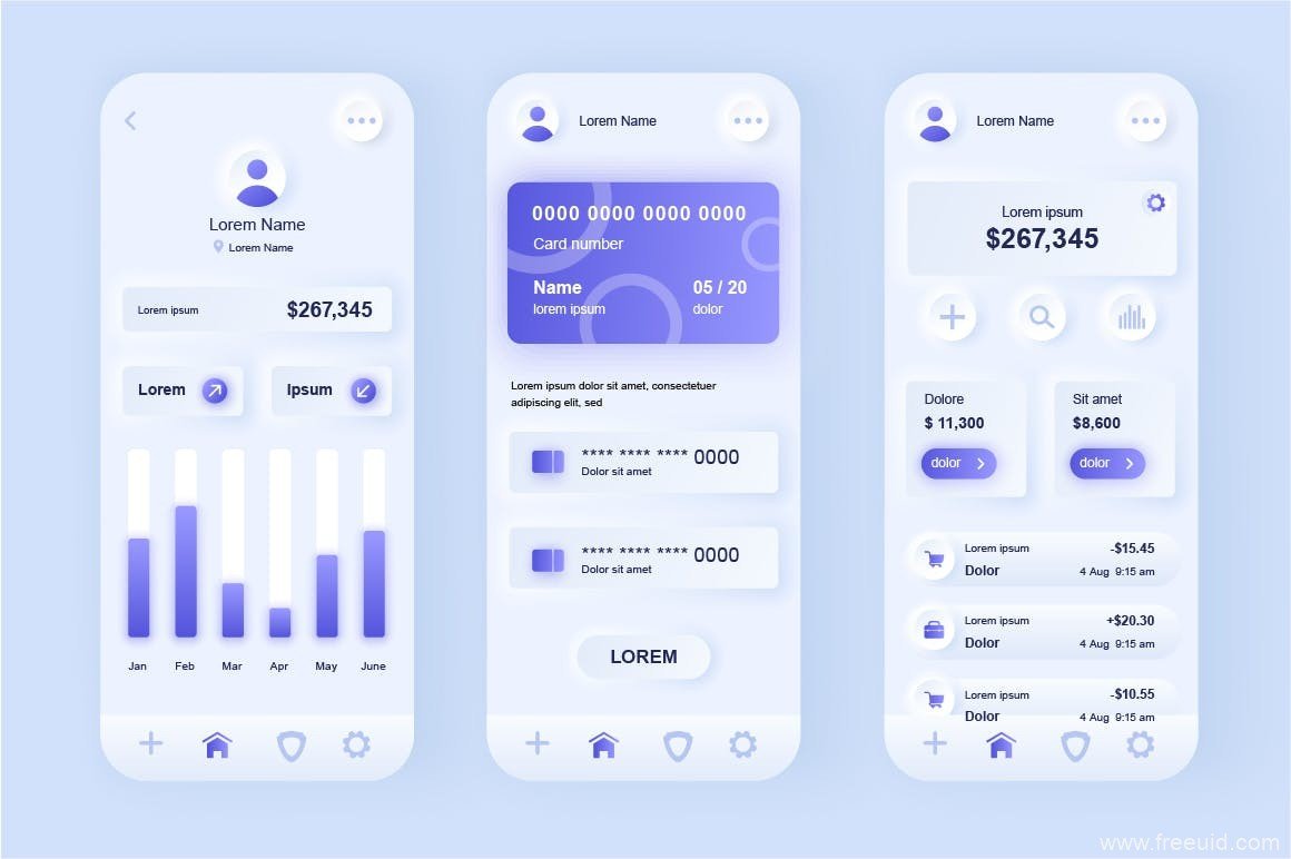 Digital Banking App UI Kit - Figma Source File #8753
