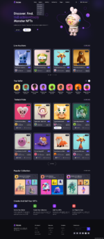 Web3 Website UI Kit - Figma Source File #9370
