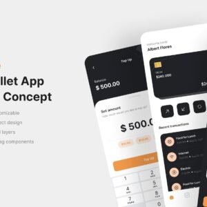 Crypto Wallet Mobile App UI Kit - Figma Source File #8749