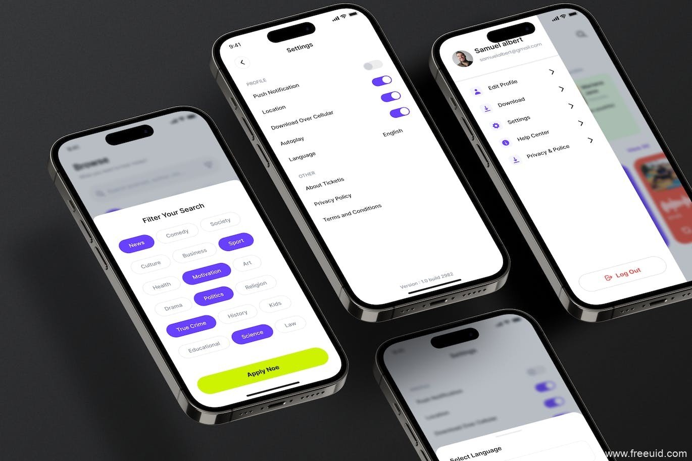 Music Editor App UI Kit - Figma Source File #8925