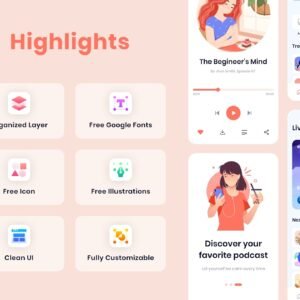Music Editor App UI Kit - XD Source File #9407