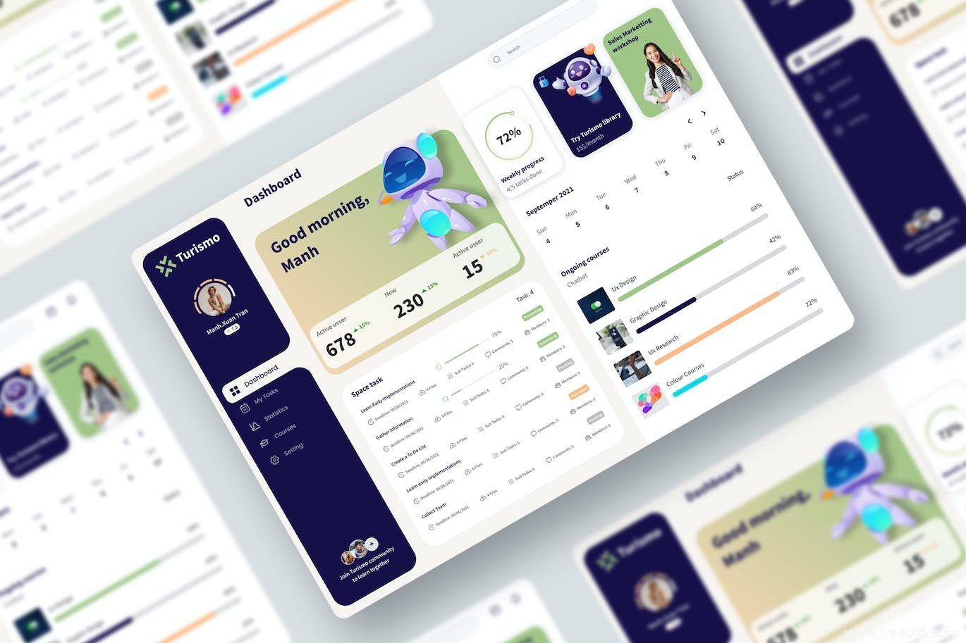 AI Platform Web UI Kit - Figma Source File #9363