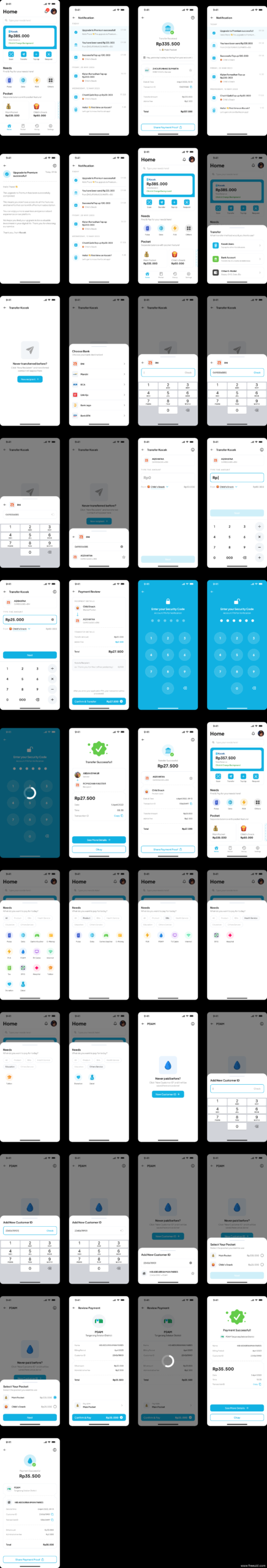 Trading Wallet App UI Kit - Figma Source File #8735