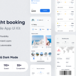 Hotel Booking App UI Kit - Figma Source File #9397