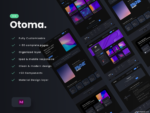 Landing Page Web UI Kit - XD Source File #9288