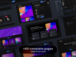Landing Page Web UI Kit - XD Source File #9288