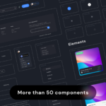 Landing Page Web UI Kit - XD Source File #9288