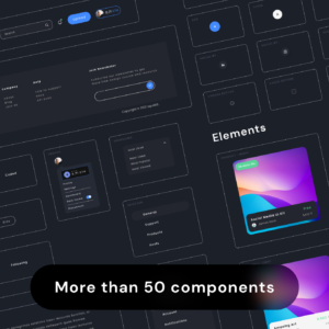Landing Page Web UI Kit - XD Source File #9288