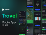 Travel Planner Mobile App UI Kit - Figma Source File #8842
