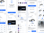 Automotive Marketplace App UI Kit - Figma Source File #9050