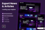 Technology Website UI Kit - Figma Source File #9356