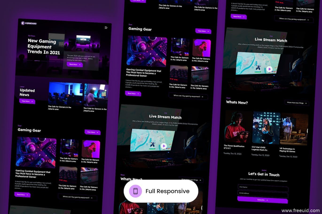 Technology Website UI Kit - Figma Source File #9356