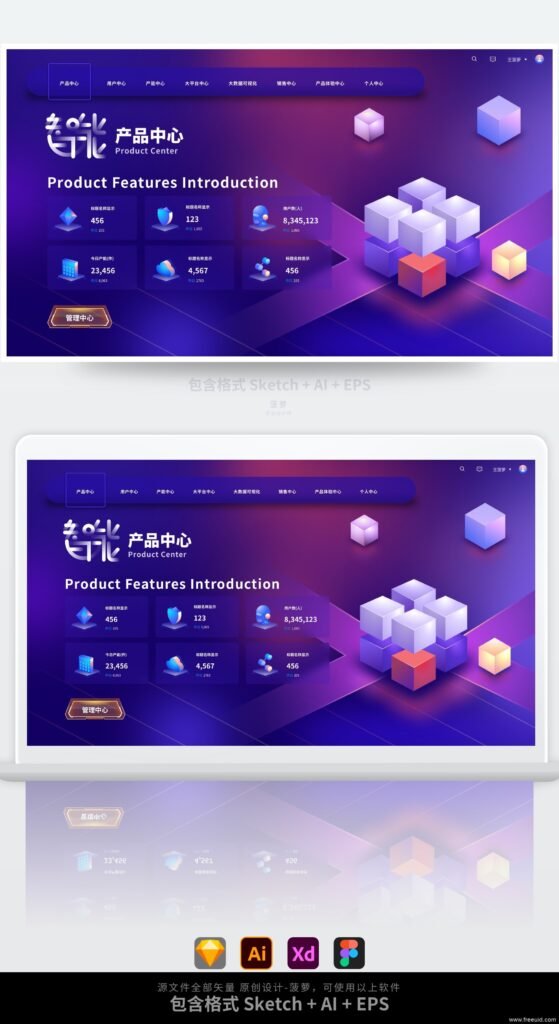 Data Visualization Web UI Kit - Sketch Source File #9351