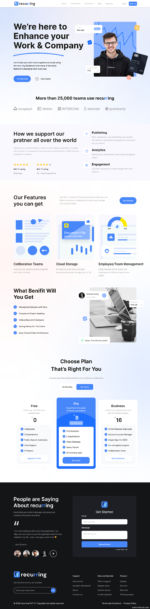 Business Website UI Kit - Figma Source File #9349