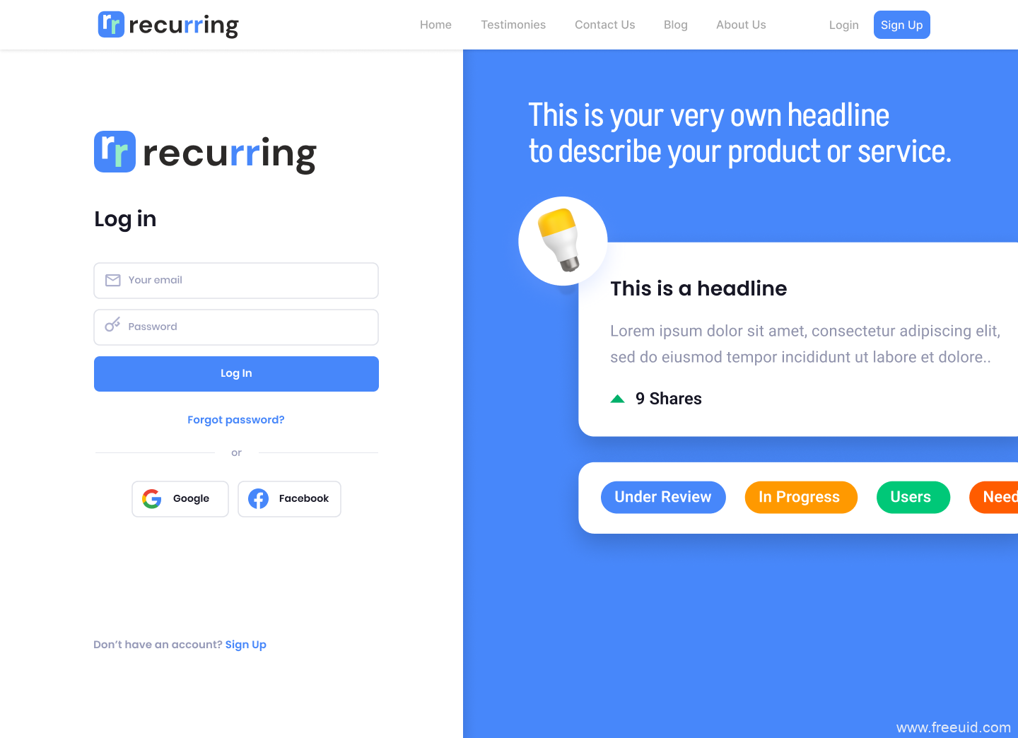 Business Website UI Kit - Figma Source File #9349