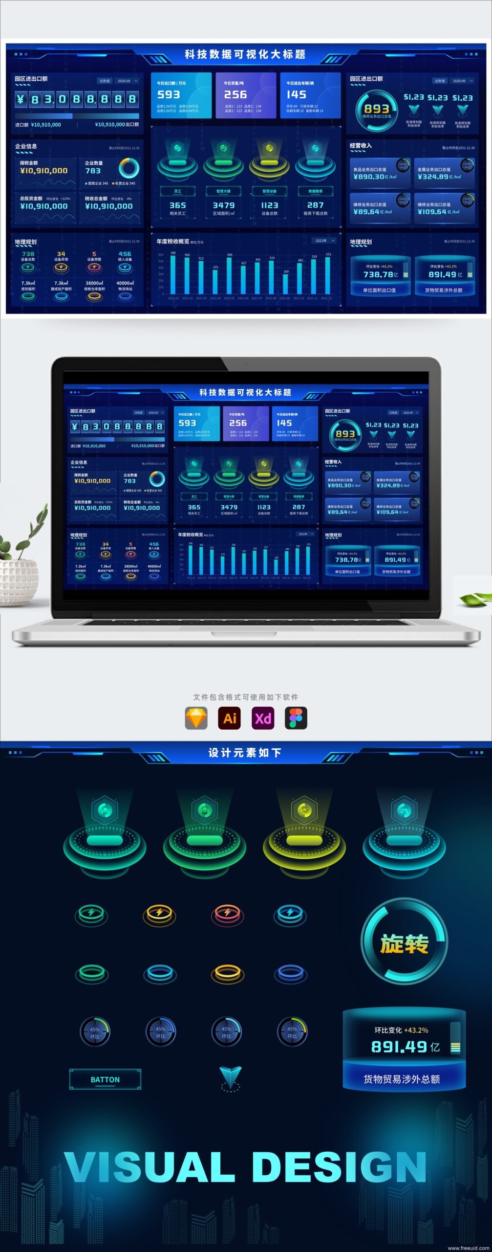 Admin Panel Web UI Kit - Sketch Source File #9341