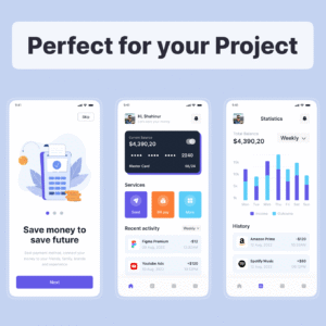 Investment Portfolio App UI Kit - Figma Source File #8715