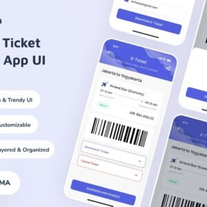 Hotel Booking App UI Kit - Figma Source File #8838