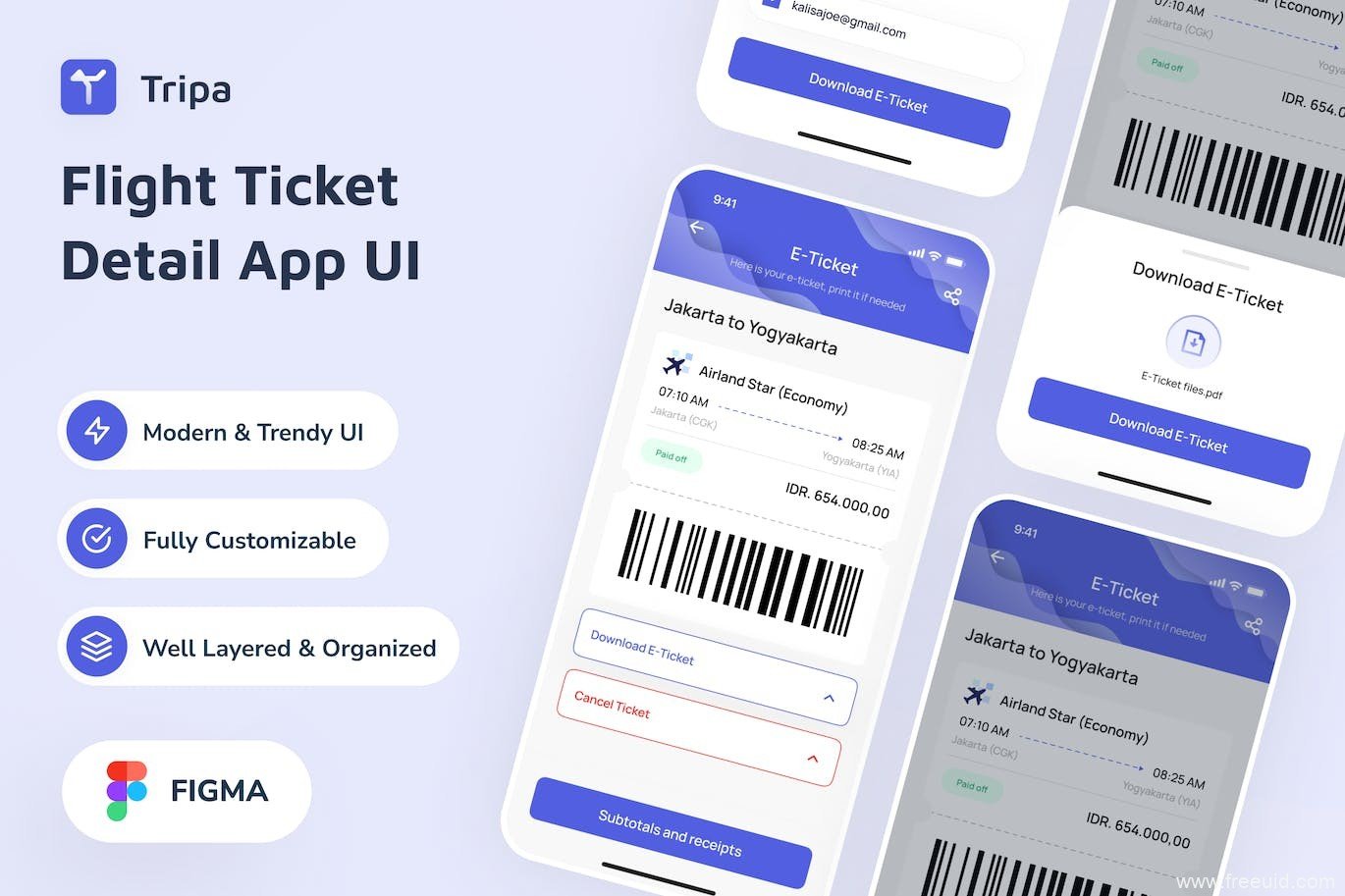 Hotel Booking App UI Kit - Figma Source File #8838