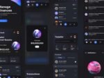 Financial Analytics App UI Kit - Figma Source File #8703