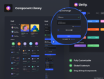SaaS Dashboard Web UI Kit - Sketch Source File #9322