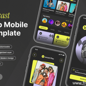 Audio Player App UI Kit - Figma Source File #9401
