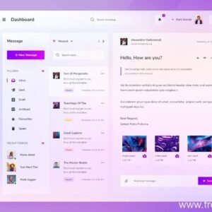 Analytics Dashboard UI Kit - XD Source File #9297