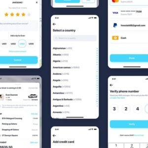In-Vehicle HMI Dashboard UI Kit - Figma Source File #9043