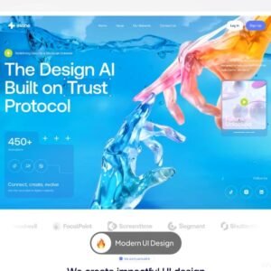 Business Website UI Kit - Figma Sketch XD Source File #9272