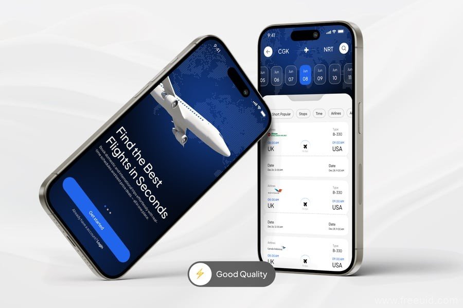 Travel Itinerary App UI Kit - Figma Source File #8833