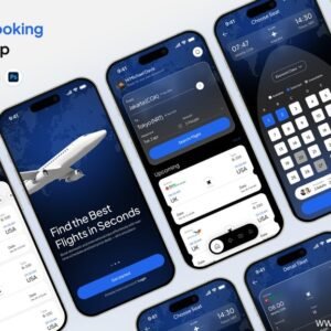Travel Itinerary App UI Kit - Figma Source File #8833