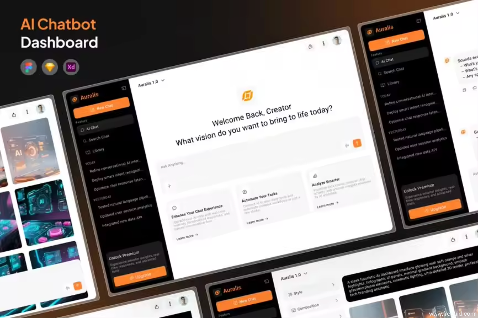 Admin Panel Web UI Kit - Figma Source File #9265