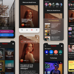 Magazine Reader App UI Kit - XD Source File #9439