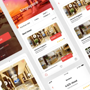 Trip Guide App UI Kit - XD Source File #8624