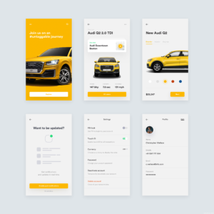 Car Commerce App UI Kit - Sketch Source File #9387